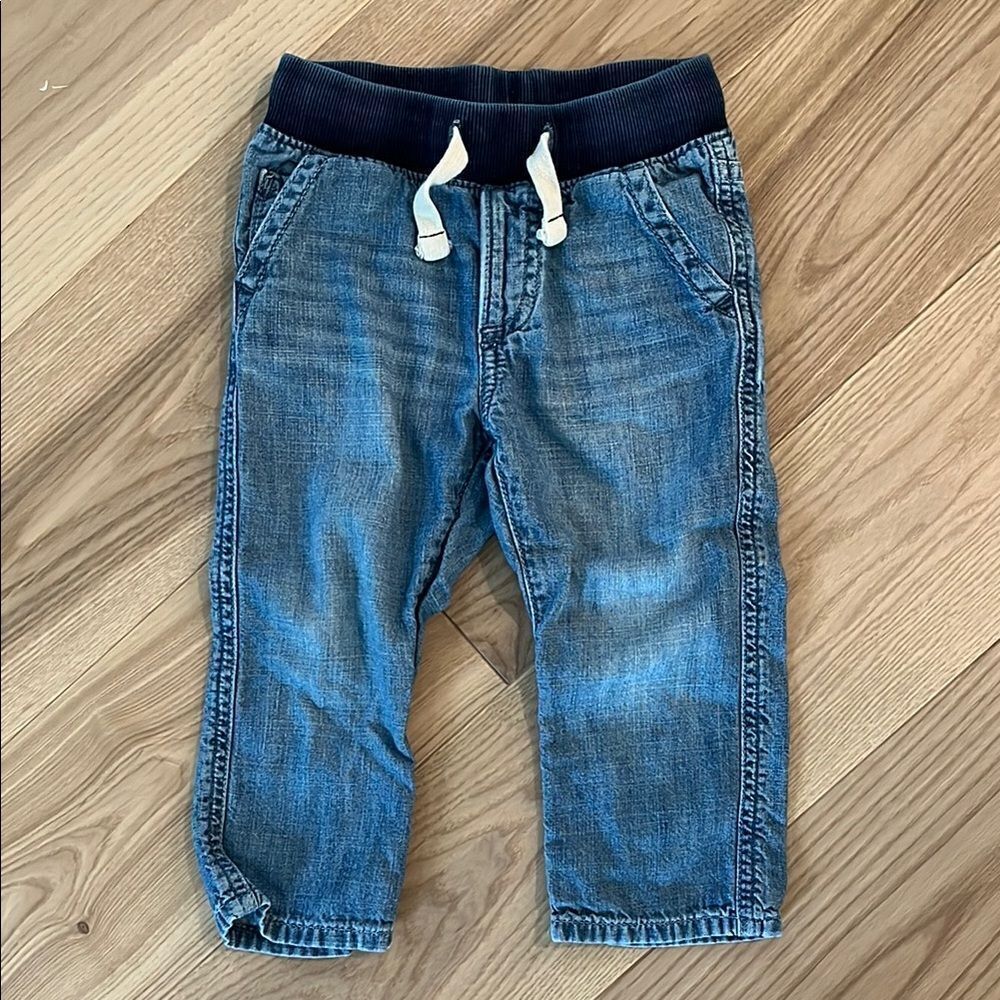 GAP Kids Classic Blue Jeans with Navy Waistband